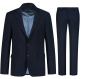 Mobile Preview: Der nachtblauer Anzug Lorenzo besteht aus einem Sakko und einer Hose